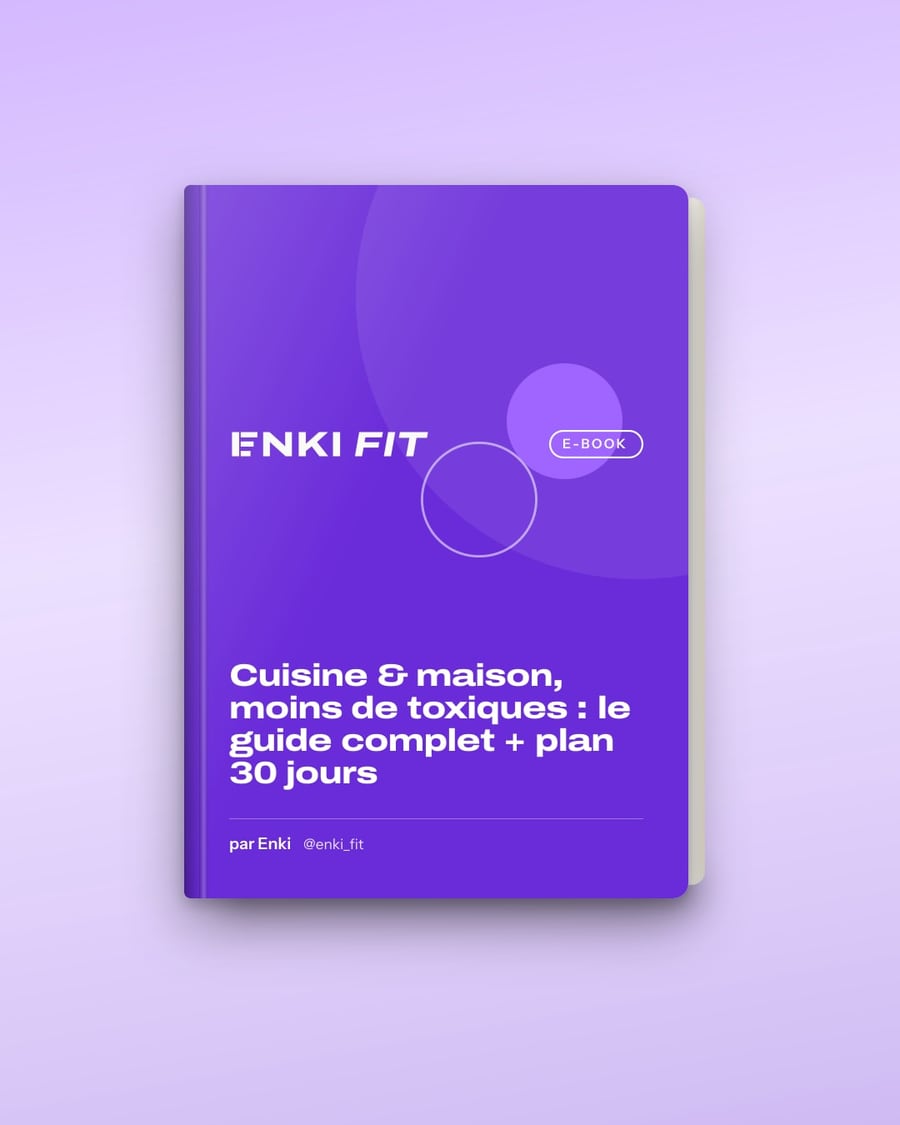 Couverture du guide « Cuisine & maison, moins de toxiques »